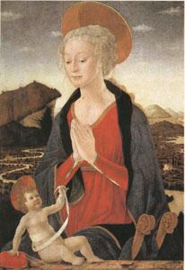 Alessio Baldovinetti The Virgin and Child (mk05) oil painting picture
